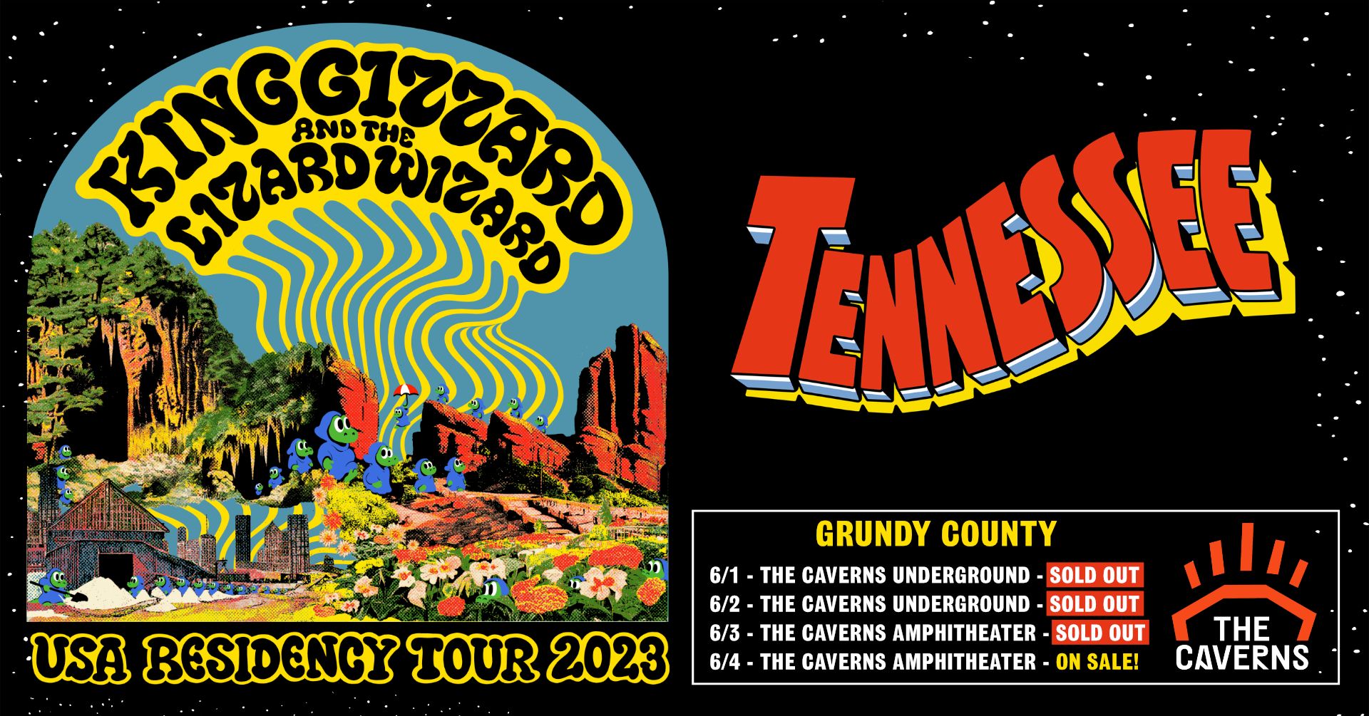 King Gizzard & The Lizard Wizard At The Caverns - The Caverns